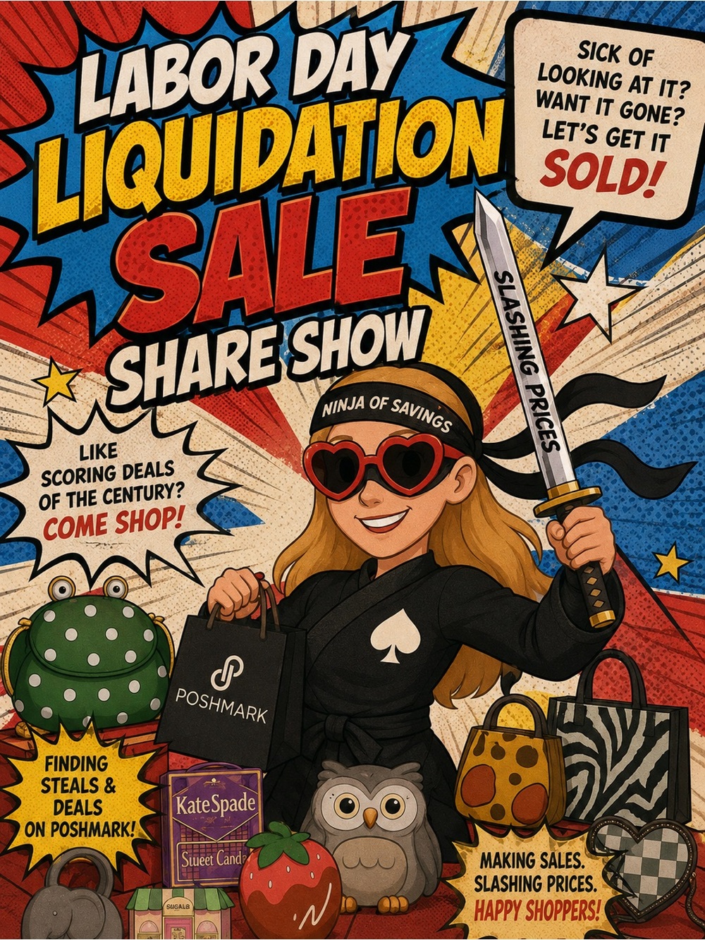 Labor Day Liquidation Sale! Bring Your Deals and Come Ready to Shop!